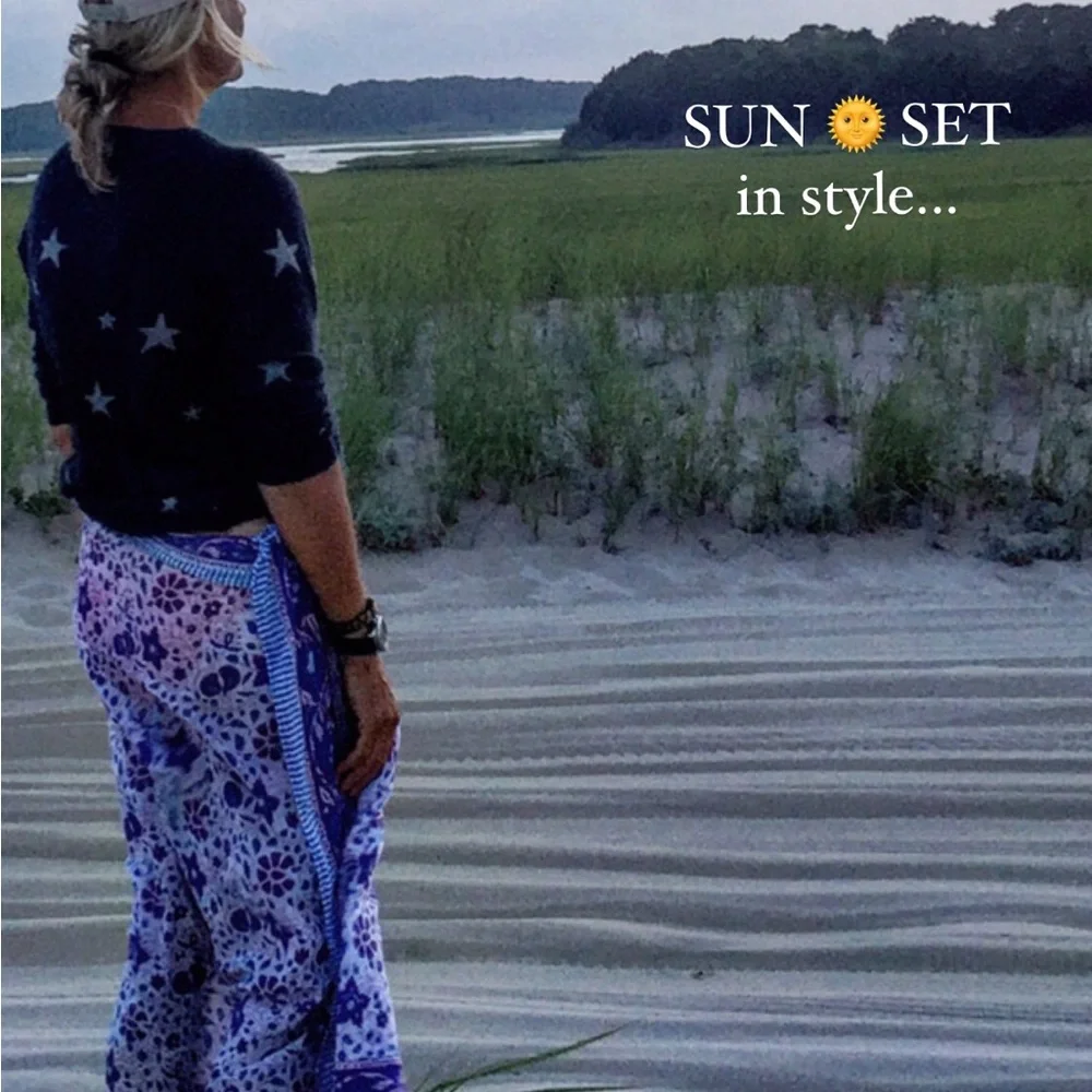 NWT Blockprinted 100% Cotton Pareo Sarong - Picture 3 of 5